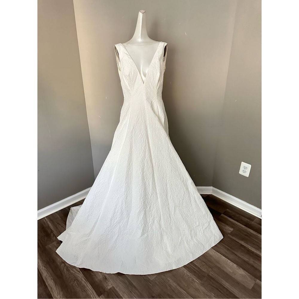 LELA ROSE THE STREAM WEDDING DRESS US 8 $5650 - Picture 3 of 15